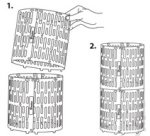 Manchon de protection pour tronc d'arbre, vert