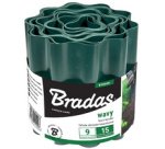 Bordure de gazon, hauteur 250 mm, longueur 9 m, vert