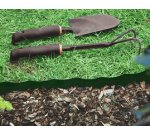 Bordure de gazon, hauteur 250 mm, longueur 9 m, vert