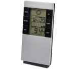 Station météo multifonction, argent/noir