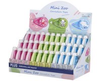 Roller correcteur 'Mini Zoo' 5mm x 6m, présentoir