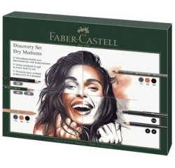 FABER-CASTELL Kit d'artiste Discovery, 17 pièces