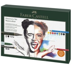 FABER-CASTELL aquarel kit, 12 stuks