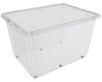 Boîte de rangement 'bert', avec roulettes, 136 L