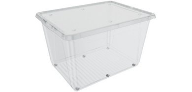 Boîte de rangement 'bert', avec roulettes, 136 L