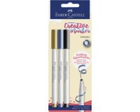 FABER-CASTELL Creative Marker GOLDFABER, blister de 3