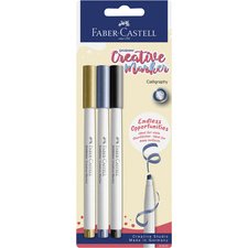 FABER-CASTELL Creative Marker GOLDFABER, blister de 3