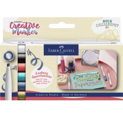 FABER-CASTELL Creative Marker GOLDFABER, set van 6