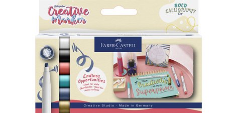 FABER-CASTELL Creative Marker GOLDFABER, étui de 6