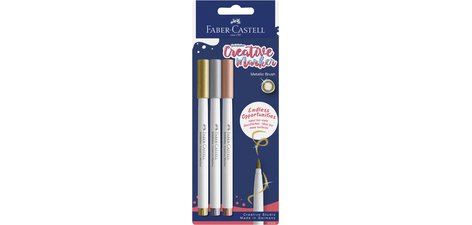 FABER-CASTELL Creative Marker GOLDFABER, blister de 3
