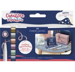 FABER-CASTELL Creative Marker GOLDFABER, set van 6