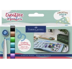 FABER-CASTELL Creative Marker GOLDFABER, set van 6