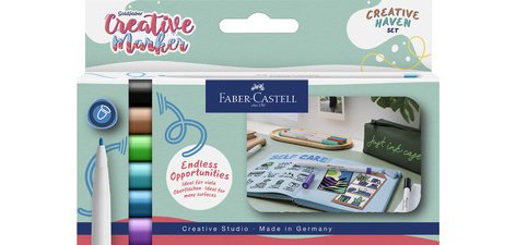 FABER-CASTELL Creative Marker GOLDFABER, étui de 6