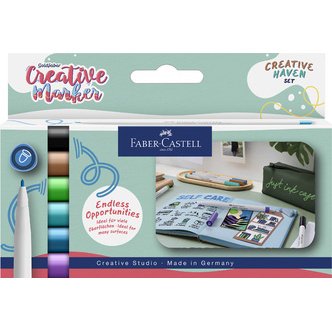 FABER-CASTELL Creative Marker GOLDFABER, étui de 6