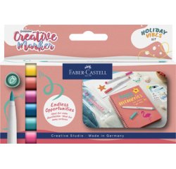 FABER-CASTELL Creative Marker GOLDFABER, set van 6