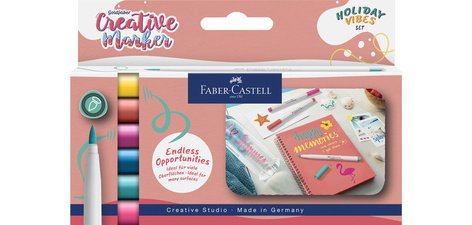 FABER-CASTELL Creative Marker GOLDFABER, étui de 6