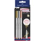 FABER-CASTELL Creative Marker GOLDFABER, blister de 3
