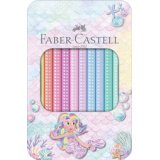 FABER-CASTELL Crayon de couleur Jumbo SPARKLE, étui de 10