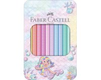 FABER-CASTELL Kleurpotlood Jumbo SPARKLE, doosje met 10