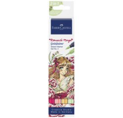 FABER-CASTELL Sketch Marker GOLDFABER, kit Romantic Manga 2