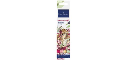FABER-CASTELL Sketch Marker GOLDFABER, kit Romantic Manga 2
