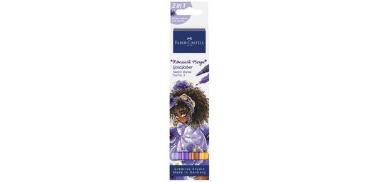 FABER-CASTELL Sketch Marker GOLDFABER, Romantic Manga kit 3