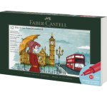 FABER-CASTELL Feutre PITT artist pen, set de 12 London