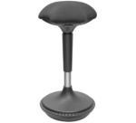 Siège assis-debout, réglable en hauteur, noir