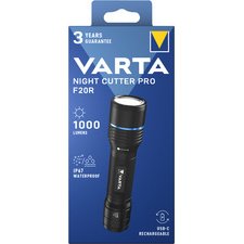Lampe de poche premium 'NIGHT CUTTER PRO F20R', noir