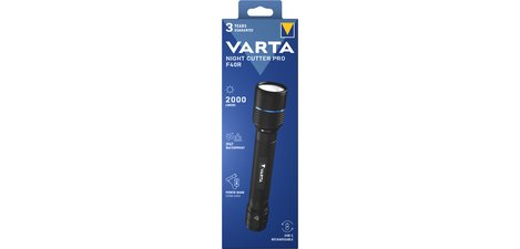 Lampe de poche premium 'NIGHT CUTTER PRO F40R', noir