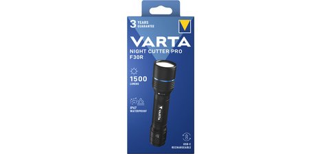 Premium flashlight 'NIGHT CUTTER PRO F30R', black