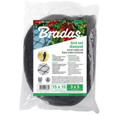 Filet de protection anti-oiseaux, 2 x 5 m, noir