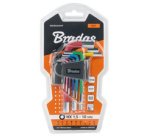 Jeu de clés Allen, 9 pièces, multicolore