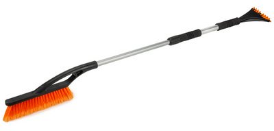 Gratte-givre télescopique avec balai à neige