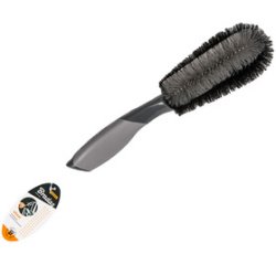 Borstel voor velgen, plastic, antraciet