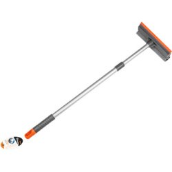 Brosse télescopique pour vitres de véhicule