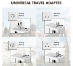 Chargeur de voyage universel (EU/AUS/US/UK), 20 W