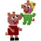hama Perles à repasser maxi + Plaque 'Peppa & sa soeur'