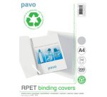 Plats de couverture, A4, rPET, transparent, 0,20 mm