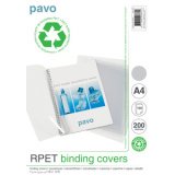 Plats de couverture, A4, rPET, transparent, 0,20 mm