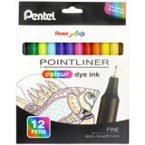 Arts Feutre POINTLINER colour dye ink, étui de 24