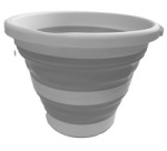 Seau, pliable, rond, 10 litres