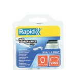 Rapid Agrafe à grillage VR22, revêtement plastique