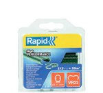 Rapid Agrafe à grillage VR22, revêtement plastique