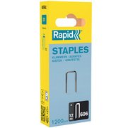 Rapid nietjes met smalle rug nr. 606, 25 mm, kleine verpakking