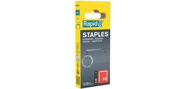 Rapid Agrafe fil fin no. 53, 6 mm, petit paquet