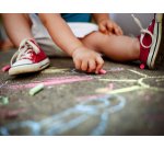 JAMASIA Craie de trottoir, seau en plastique de 50