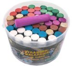 JAMASIA Craie de trottoir, seau en plastique de 50