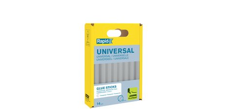Rapid Bâton de colle universel transparent, diamètre: 12 mm