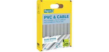 Rapid Bâton de colle PVC & câbles, diamètre: 12 mm, long